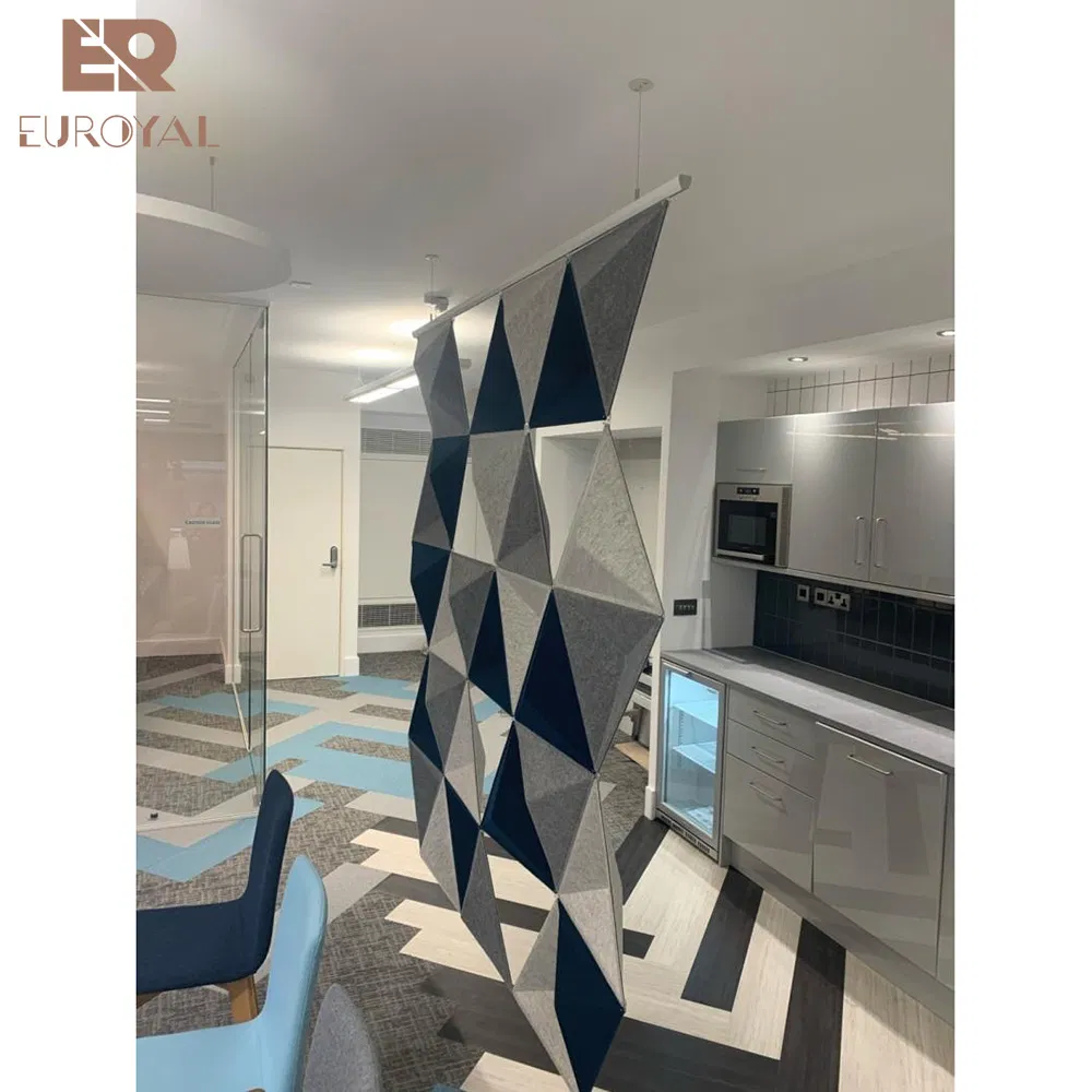 Cheap Price Reduce Noise Folding Partition Walls Acoustic Mobile Office Panel Partition Room Divider with Wheels