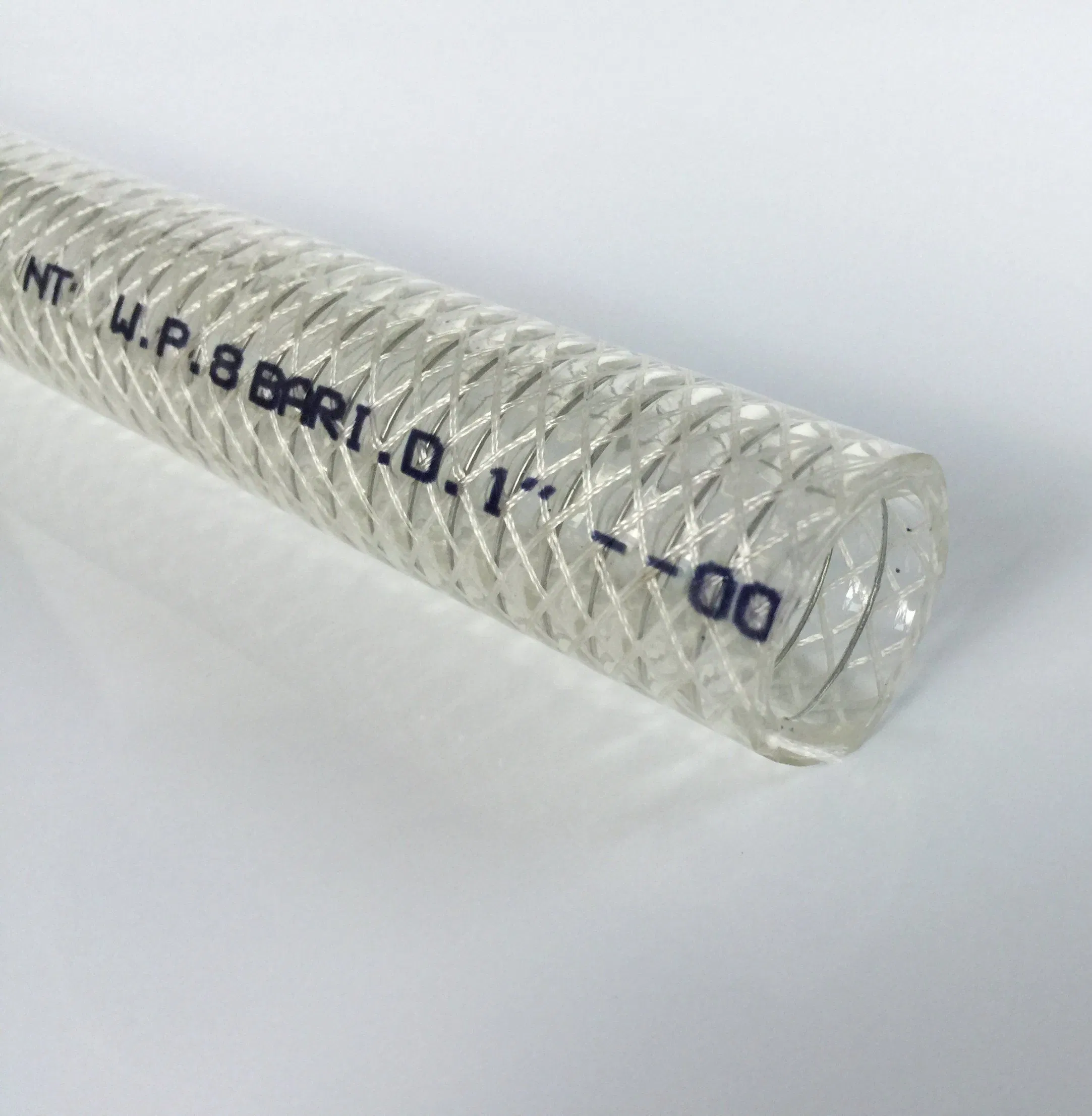 Flexible Transparent PVC Spiral Steel Wire Reinforced Hose Pipe with Spring for Suction of Water Fluid Dust Mine