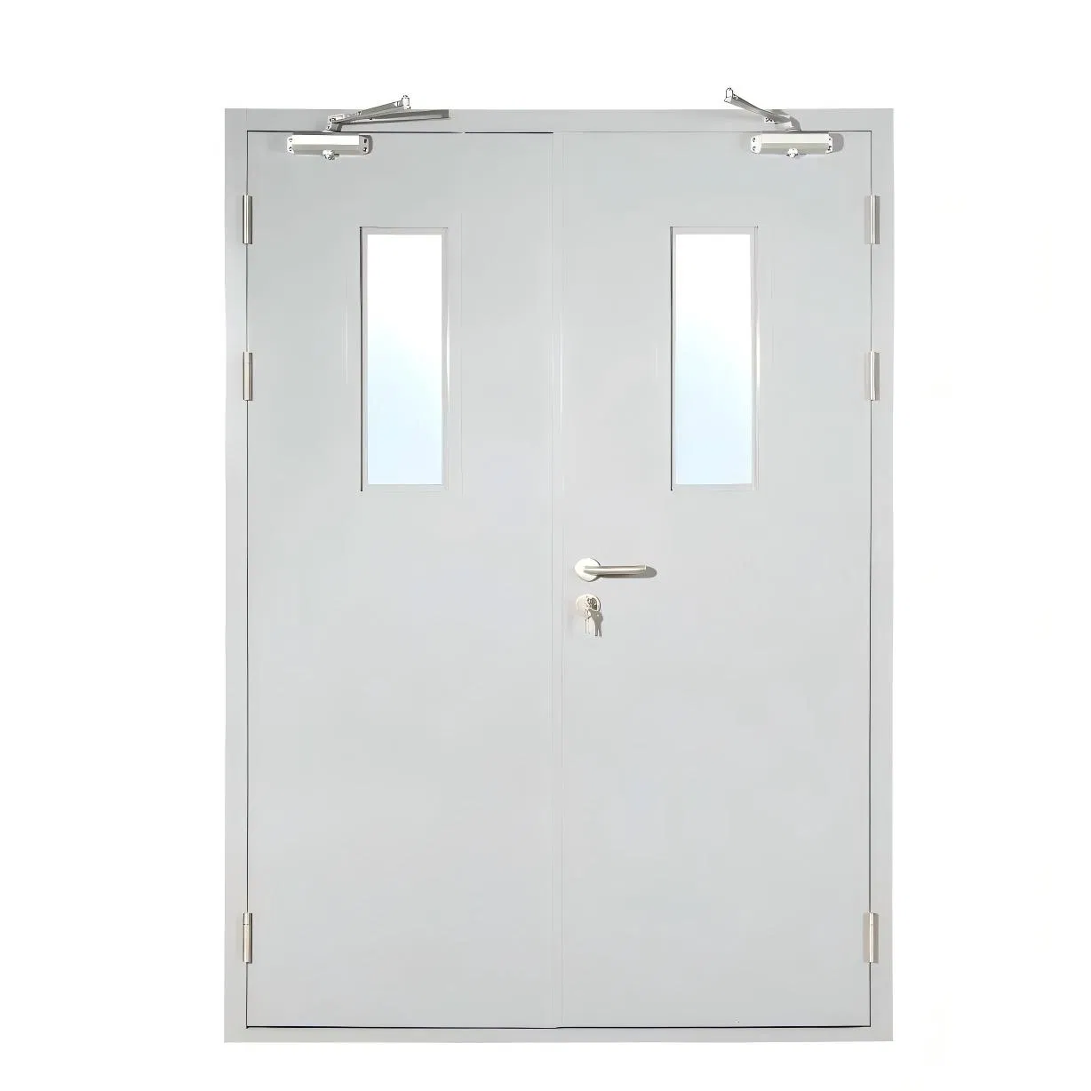 Approved Fire Door for Hotels Wooden Steel Construction Resistance Steel Fire School Interior Single Leaf