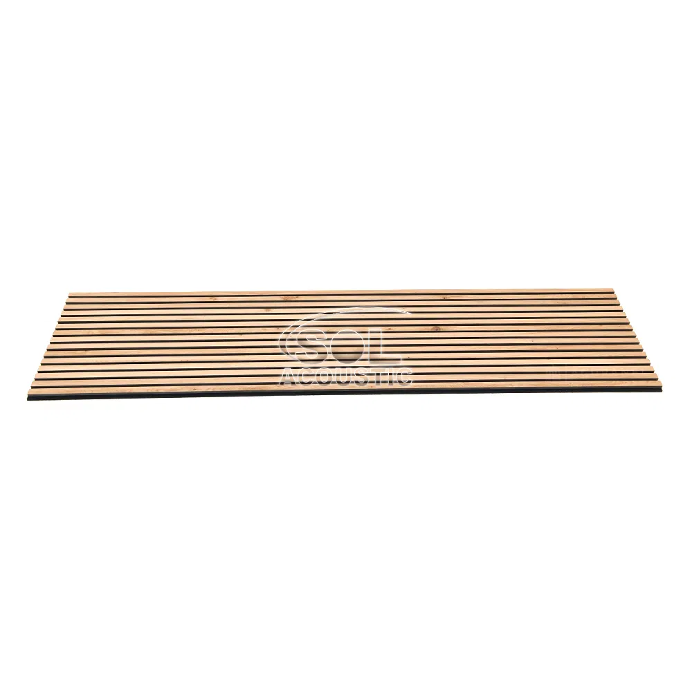 Sol Acoustic Wall Covering Wood Veneer Felt Acoustic Board Panel
