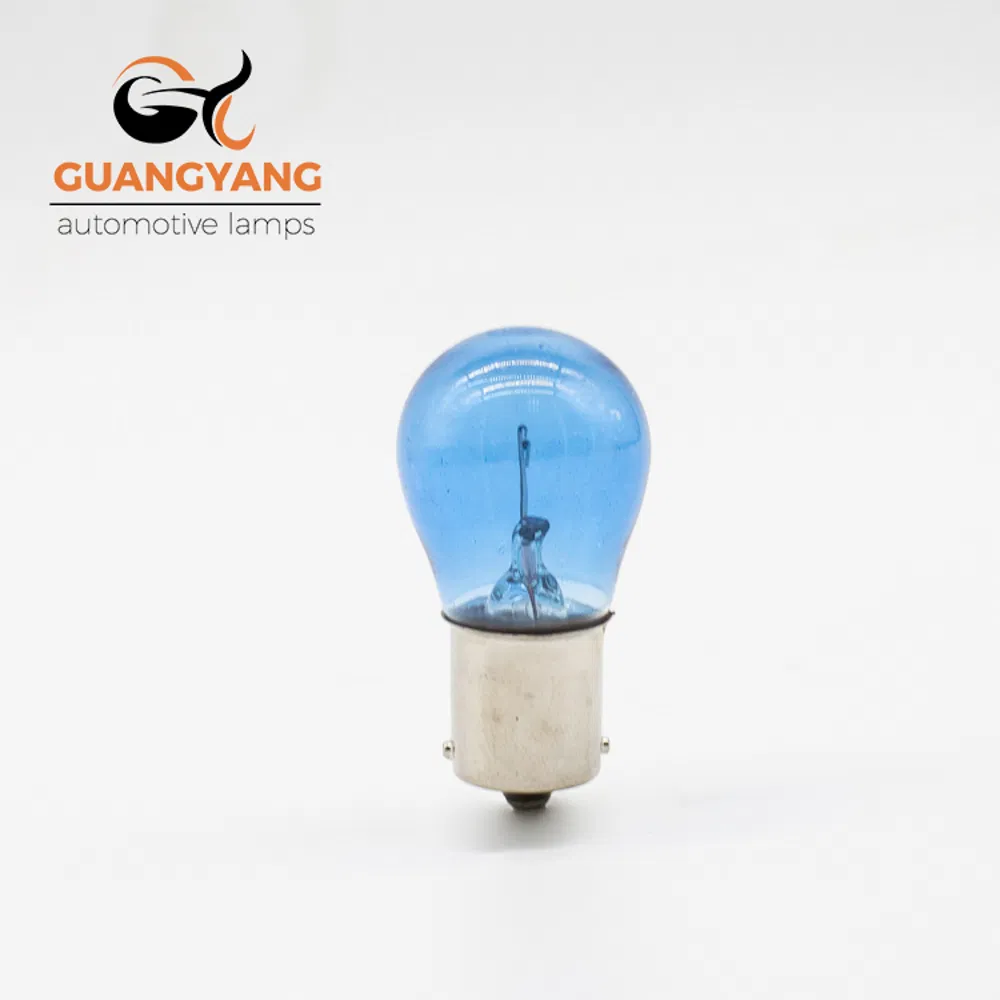 Лампы автомобильные S25 Bay15D 12V 21/5W синие