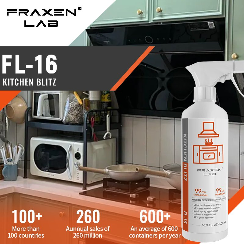 China Direct Home Kitchen Cleaning Products Oil Cleaner Spray Multi-Purpose Kitchen Grease Cleaner Suitable for Stoves, Ovens, Grills