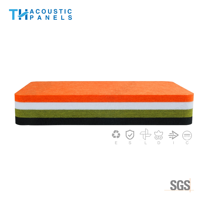 15mm Flame Retartant Polyester Fiber Decorative Acoustic Panel for Cinema