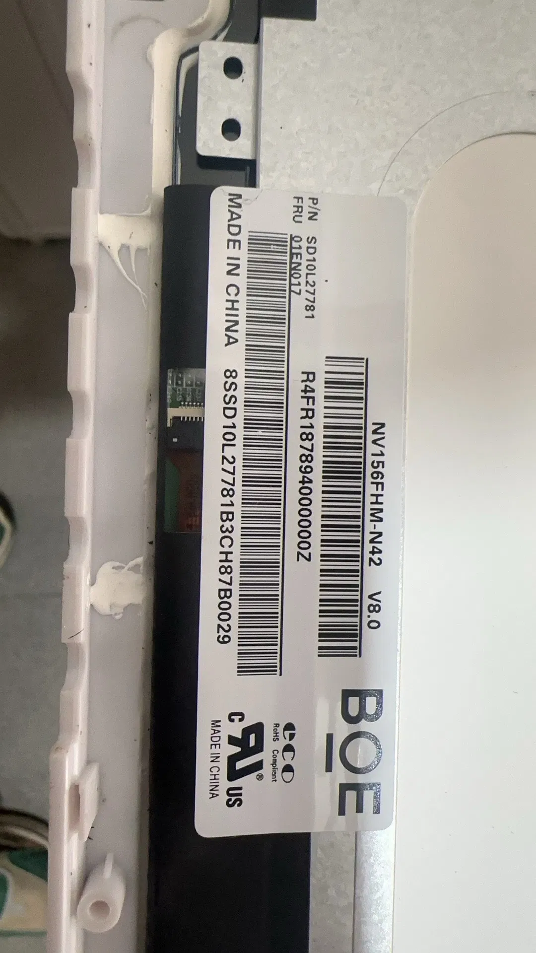 15.6 Inch Nv156fhm-N42 LCD Display Screen for Notebook and Industrial