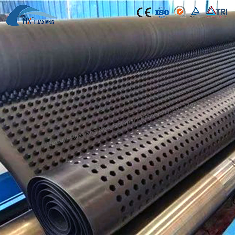 Manufacturer Supply HDPE Waterproofing Drainage Board for Roof Seepage