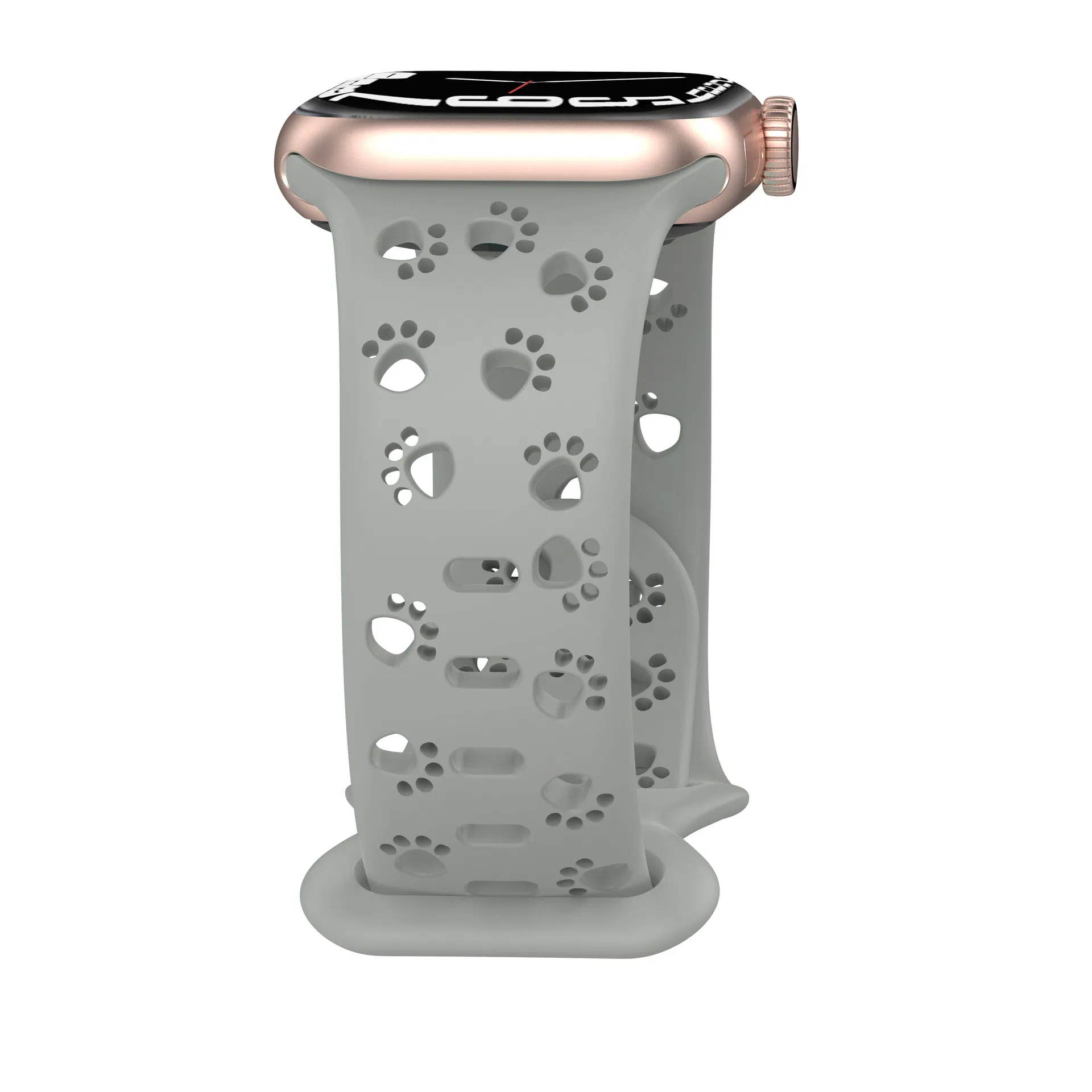 New Summer Hollow Cat Claw Soft Silicone Strap Watchband for Apple Watch