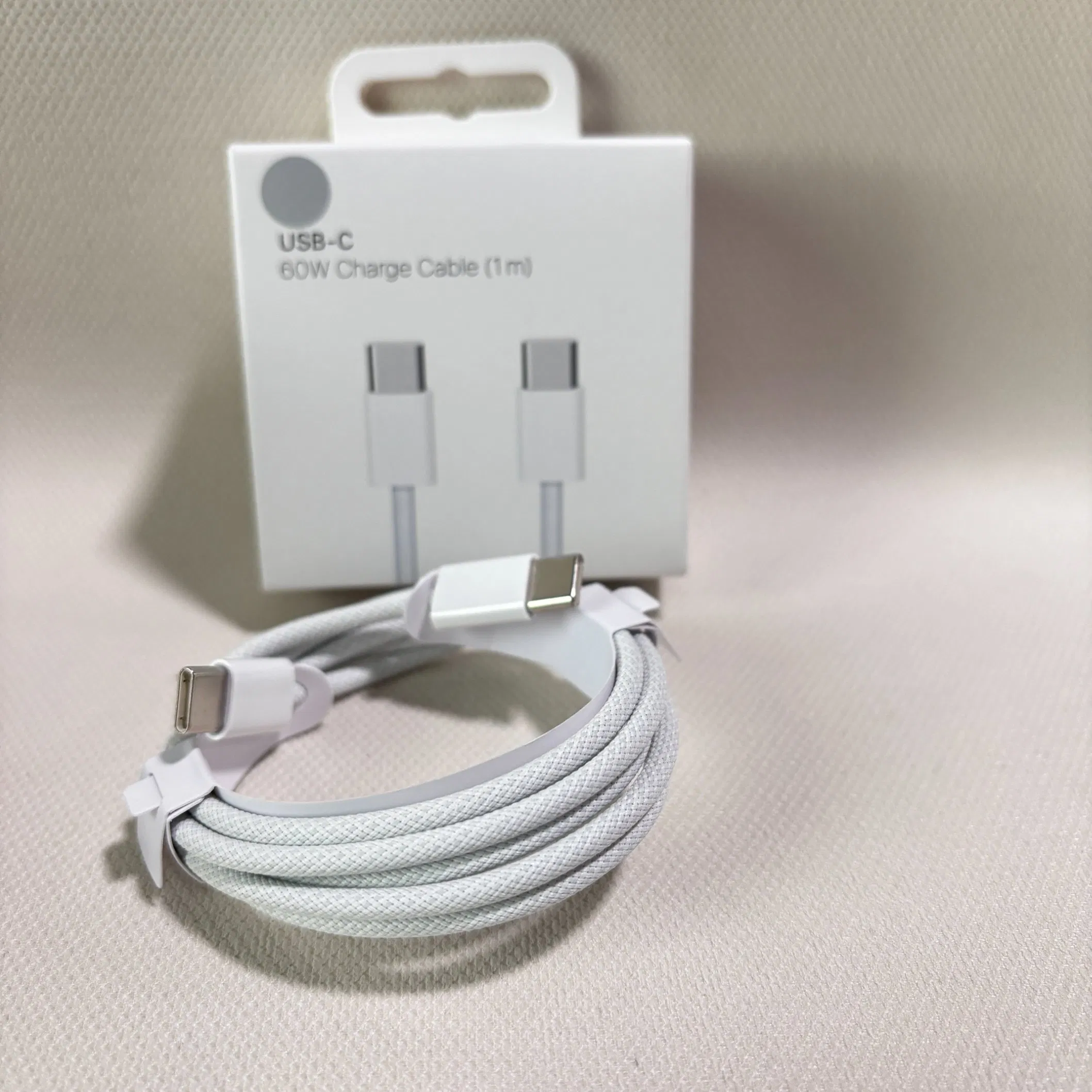 Оригинальный кабель USB-C — Lightning 60W, 1 метр