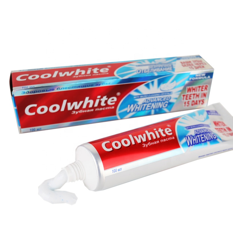Natural Mint Coconut Toothpaste for Customized Private Logo Home Use