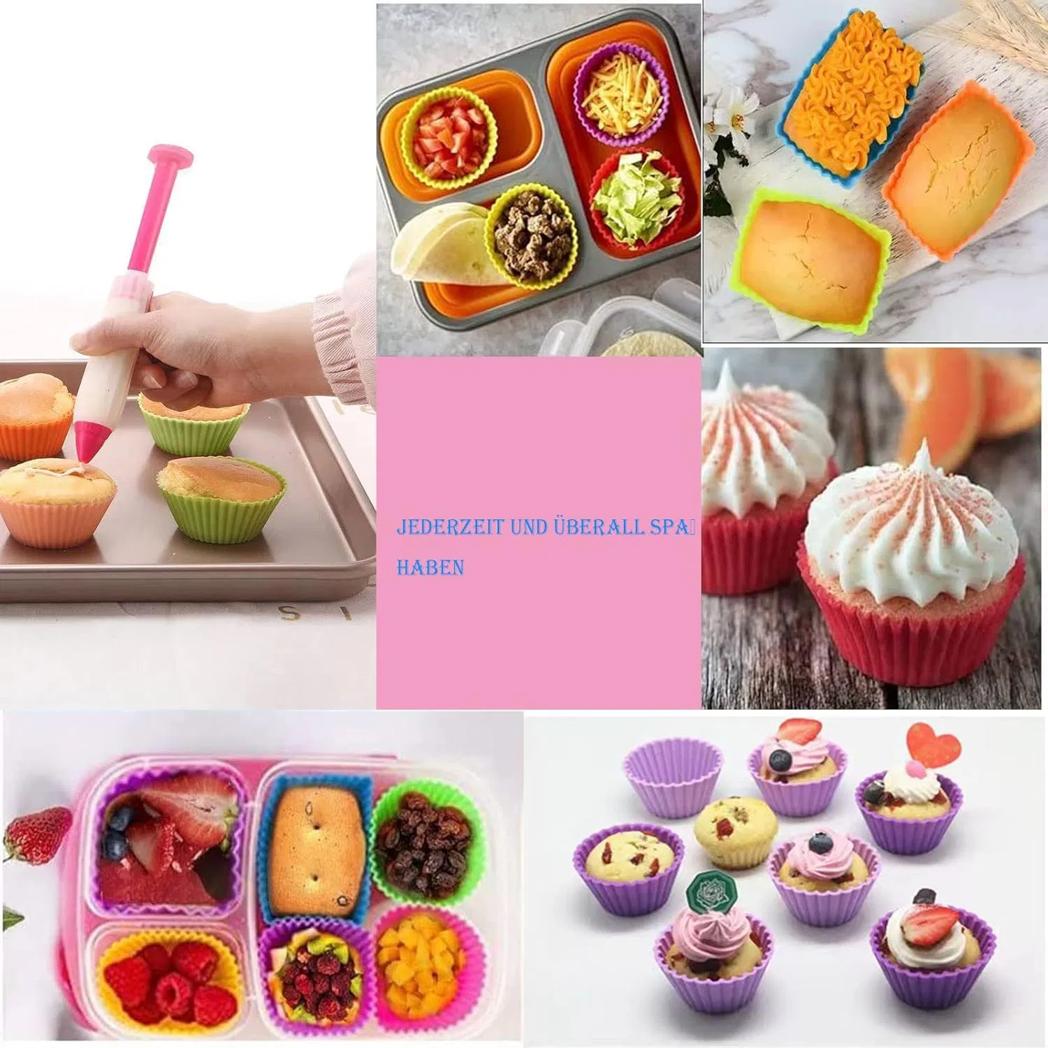 Environmentally Friendly Kitchen Tool BPA Free Baking Cups Muffin Cases Cake Mould for Cakes