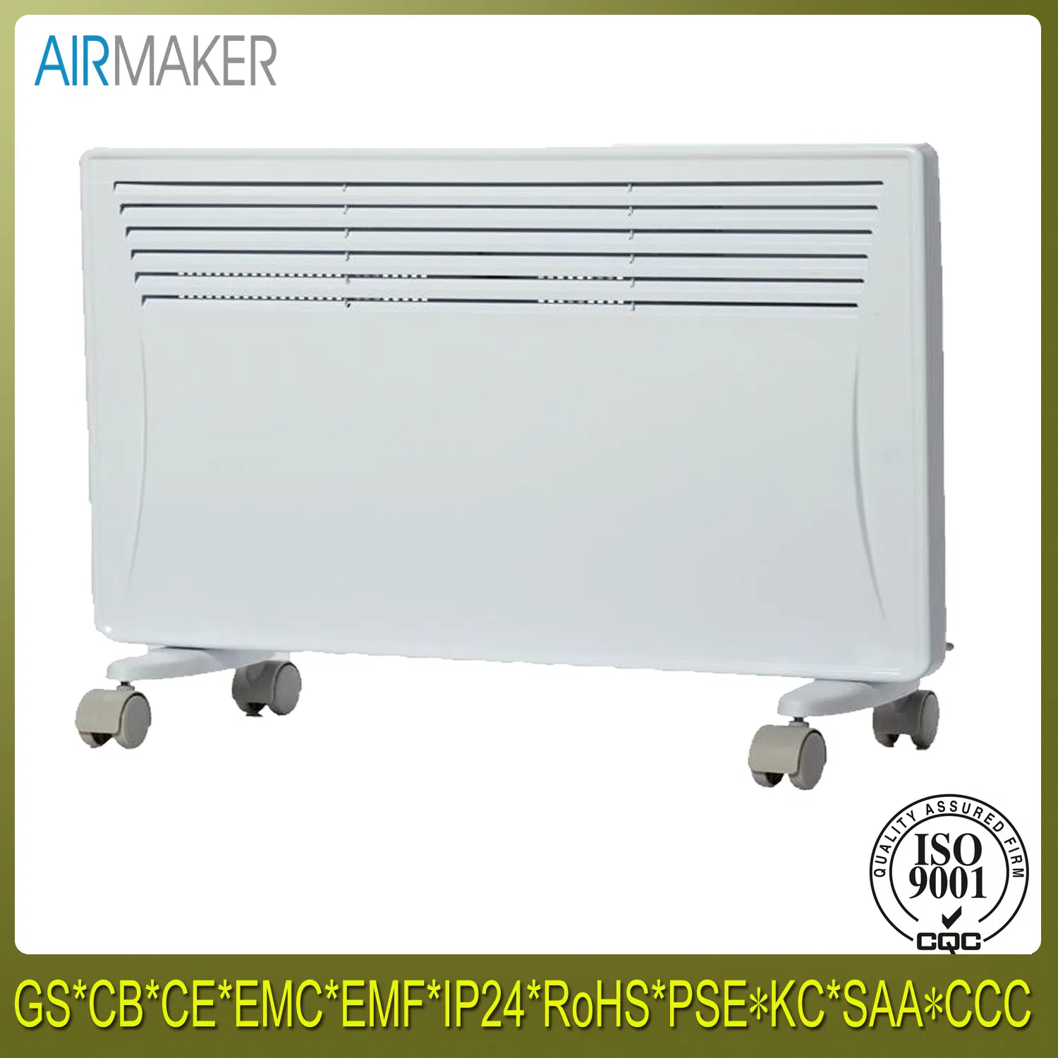 2400W Convection Heater Electric Radiant Floor Heater SAA/CE/CB