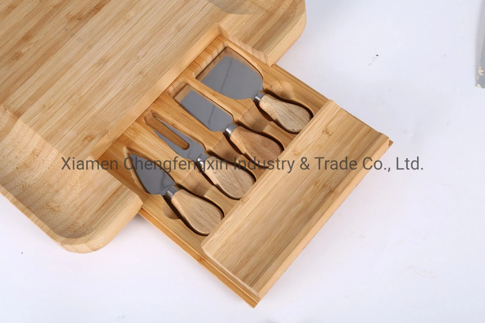Eco-Friendly Bamboo Cheese Serving Board for Stylish Gatherings