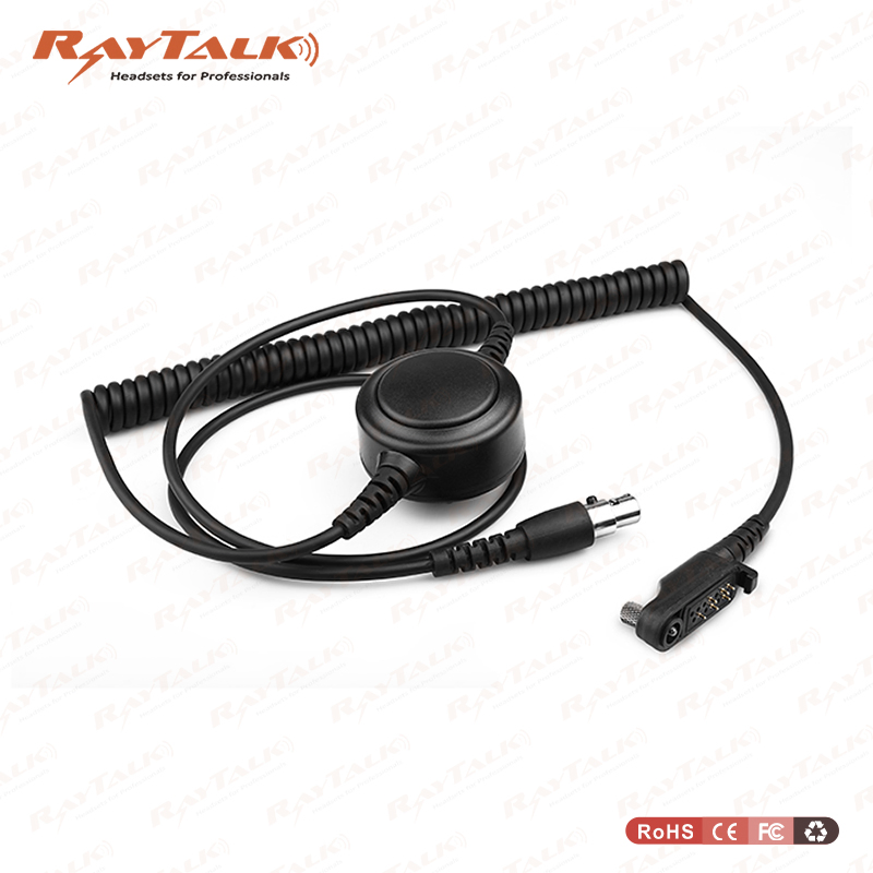 5pin Cables for Icom Radio IC-F3262D with Big Round Ptt