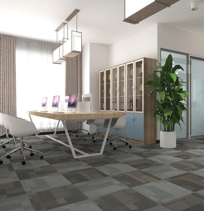 Ковровая плитка Modern Style для офиса