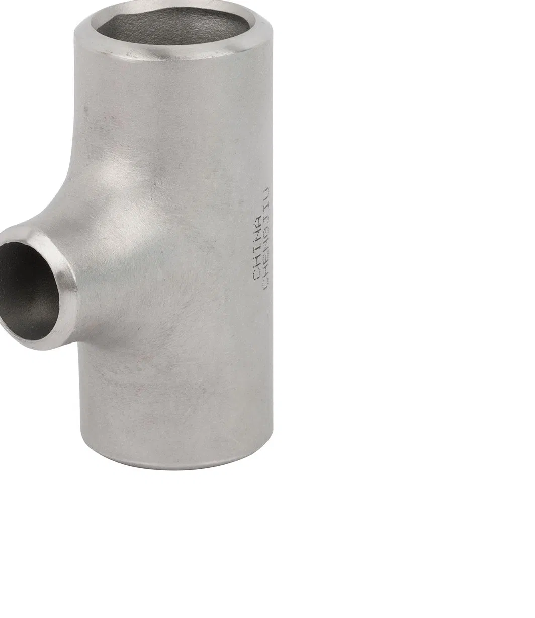 High Quality 201 304 316 Stainnless Steel Butt Weld Reducing Tee Pipe Fittings