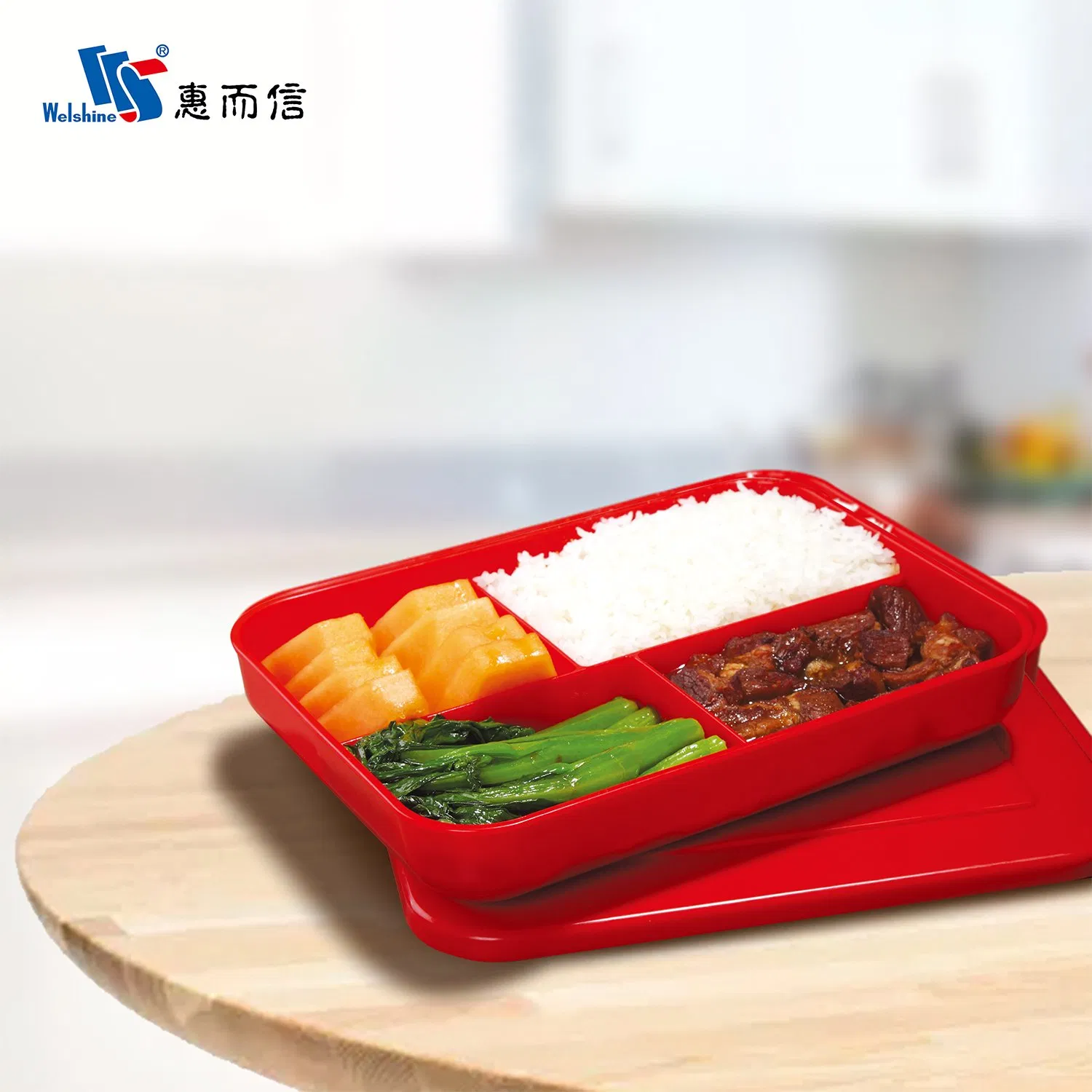 Plastic Prep Boxes Takeaway Hot Cold Food Packaging Storage Containers