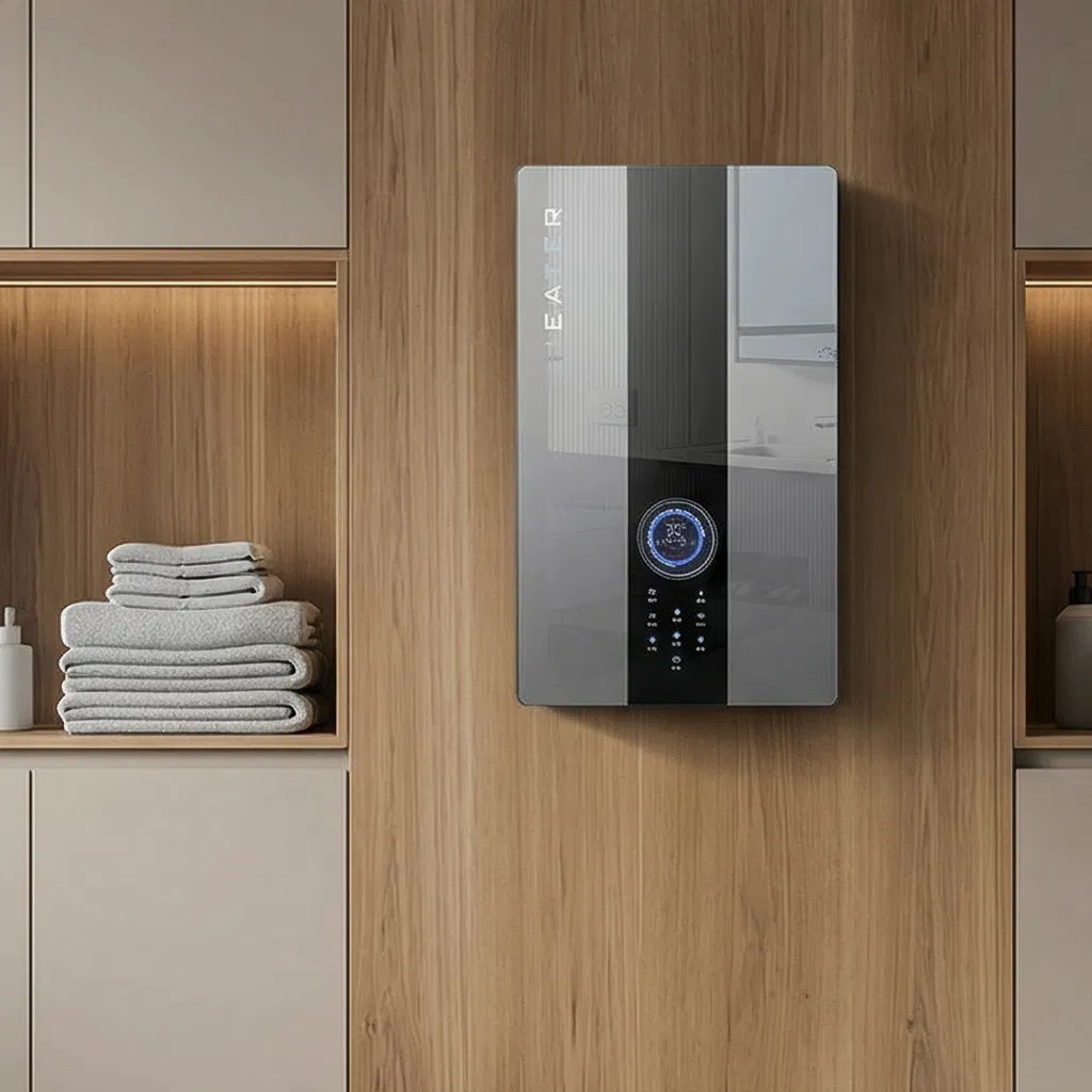 Electric Wall-Mounted Boiler in Silver with Dual Water Pumps and OEM Support