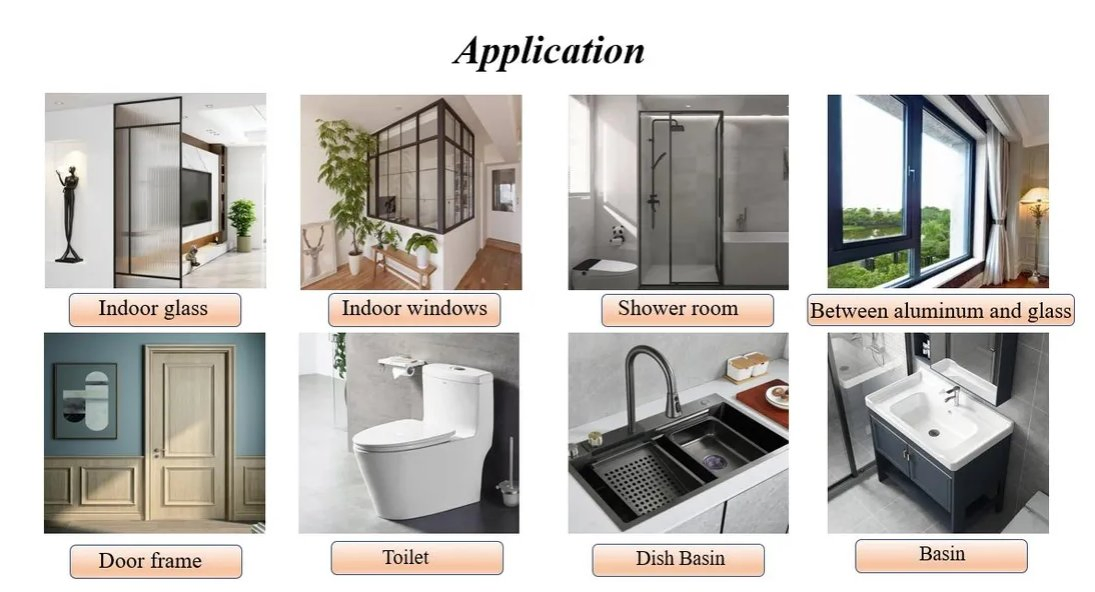 High Strength Industrial Sealing Neutral Silicone Sealant Weatherproof Polyurethane Adhesive