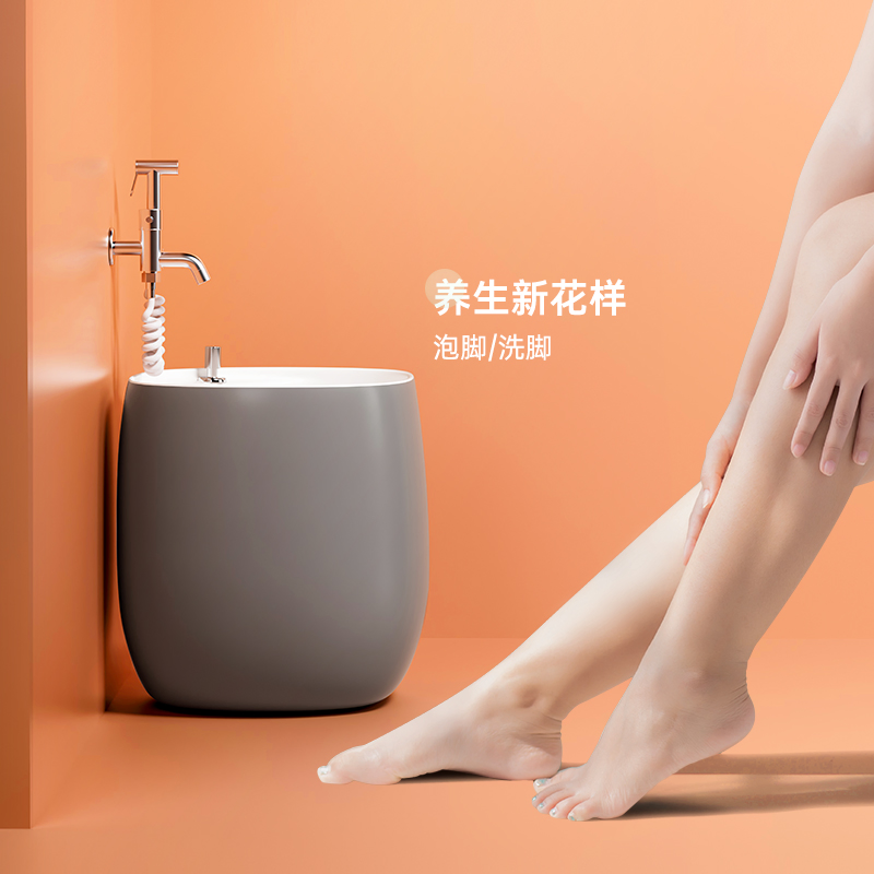 Simple and Modern Style Colorful Mop Tub China Ceramic Chaozhou Sanitary Bathroom Ceramic Mop Tub[M04]