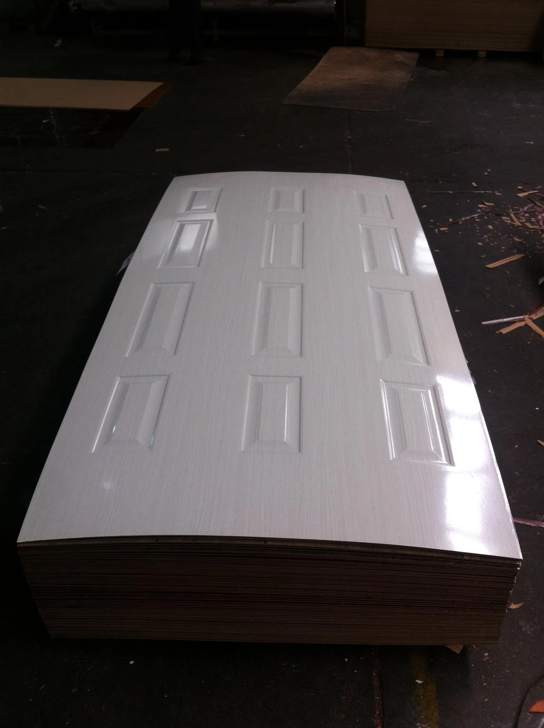 Oak/Ash/Walnut/Dragon/Mahogany Melamine Moulded Door Skin for Door