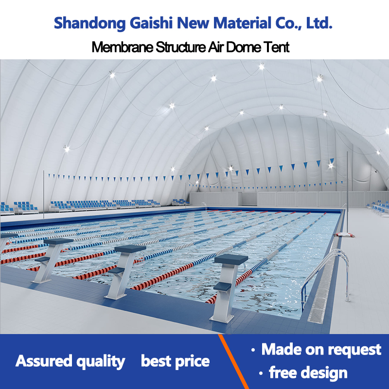 Inflatable Air Supported Membrane Sports Football Stadium Air Dome Coal Storage Shed