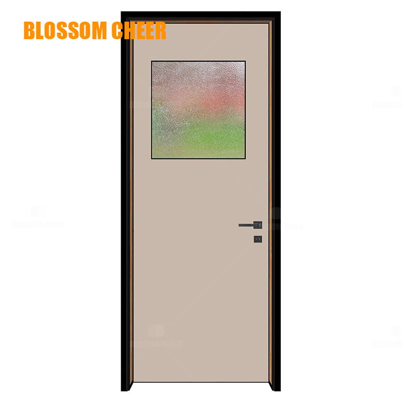 Stylish Aluminum Frameless Door Featuring UV Protection Coating
