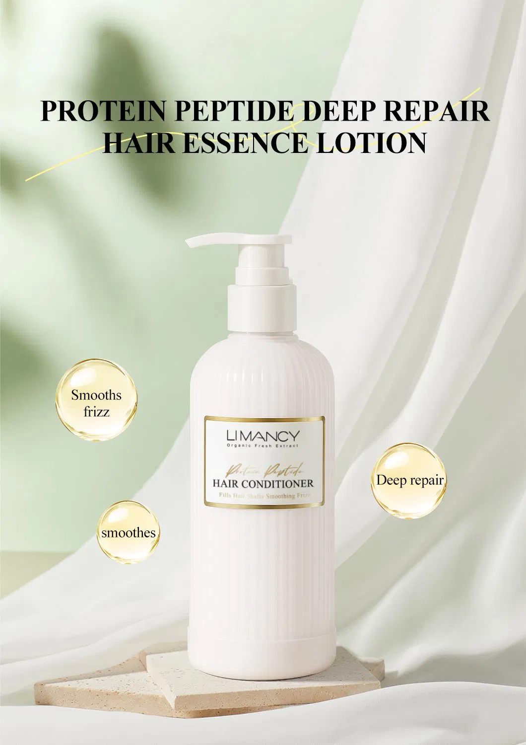 Protein Peptide Hair Essence Lotion Hair Conditioner for Deep Repair and Nourishment