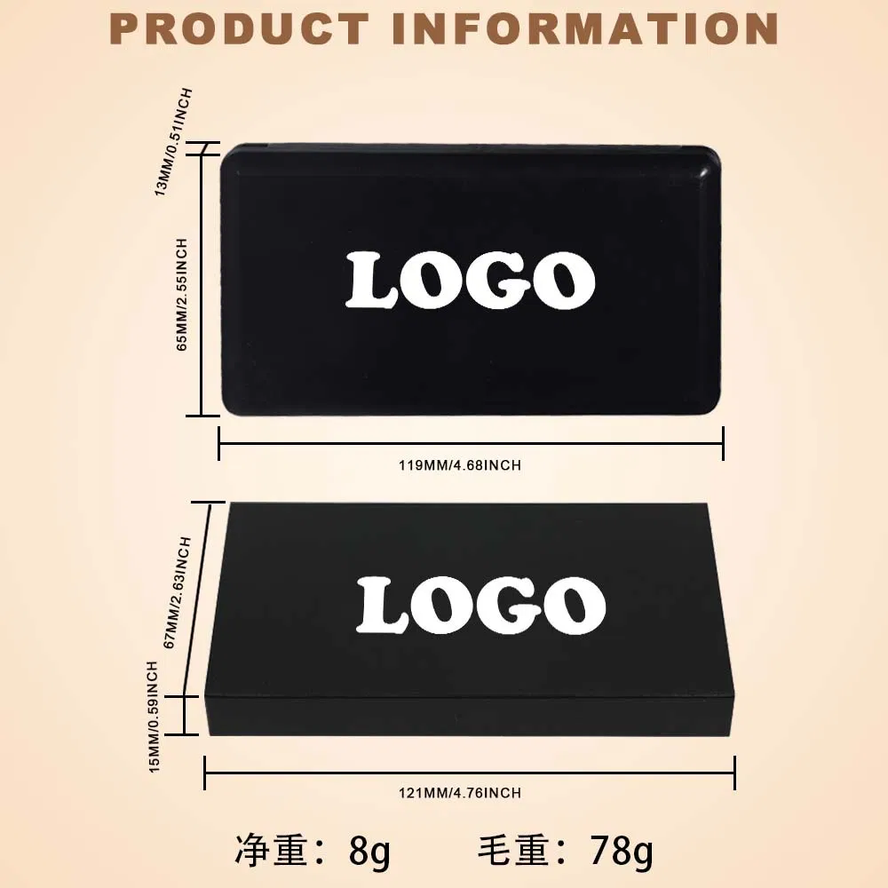 3 Colors Contour Palette Mineral Makeup Cream Private Label Natural Cosmetics Matte Finish Contour & Face Primer Palette