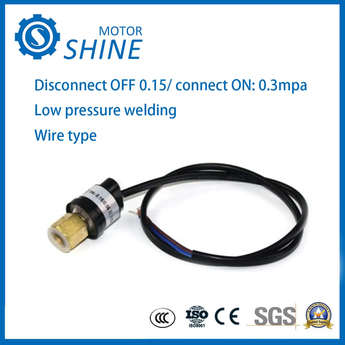 Yk-01h Yk-01L Air Compressor Low Pressure Switch with Cable Refrigerators and Freezers