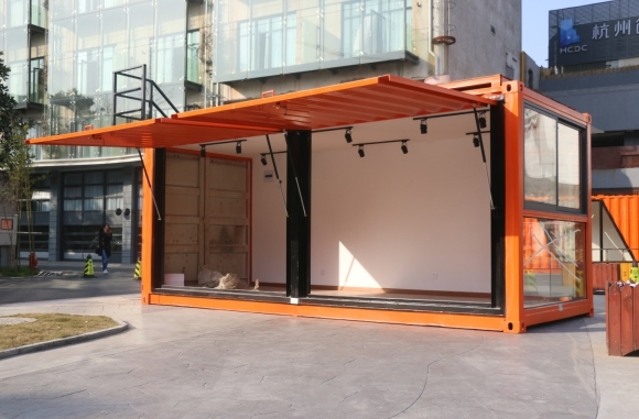 Modern Foldable Mobile Trailer Flat Pack Modular Container