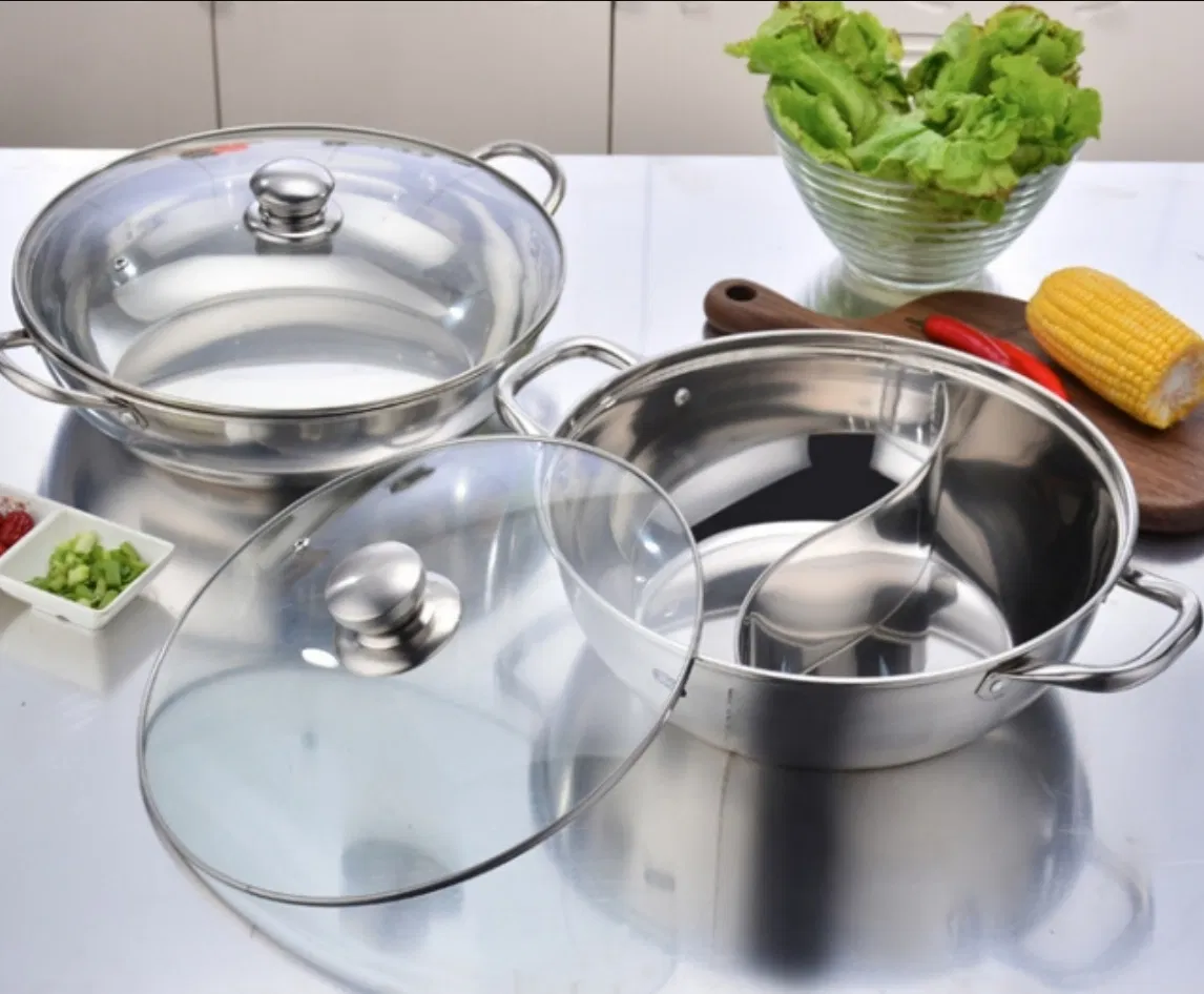 Single-Cell and Two Grid Large-Capacity Stainless Steel Hotpot