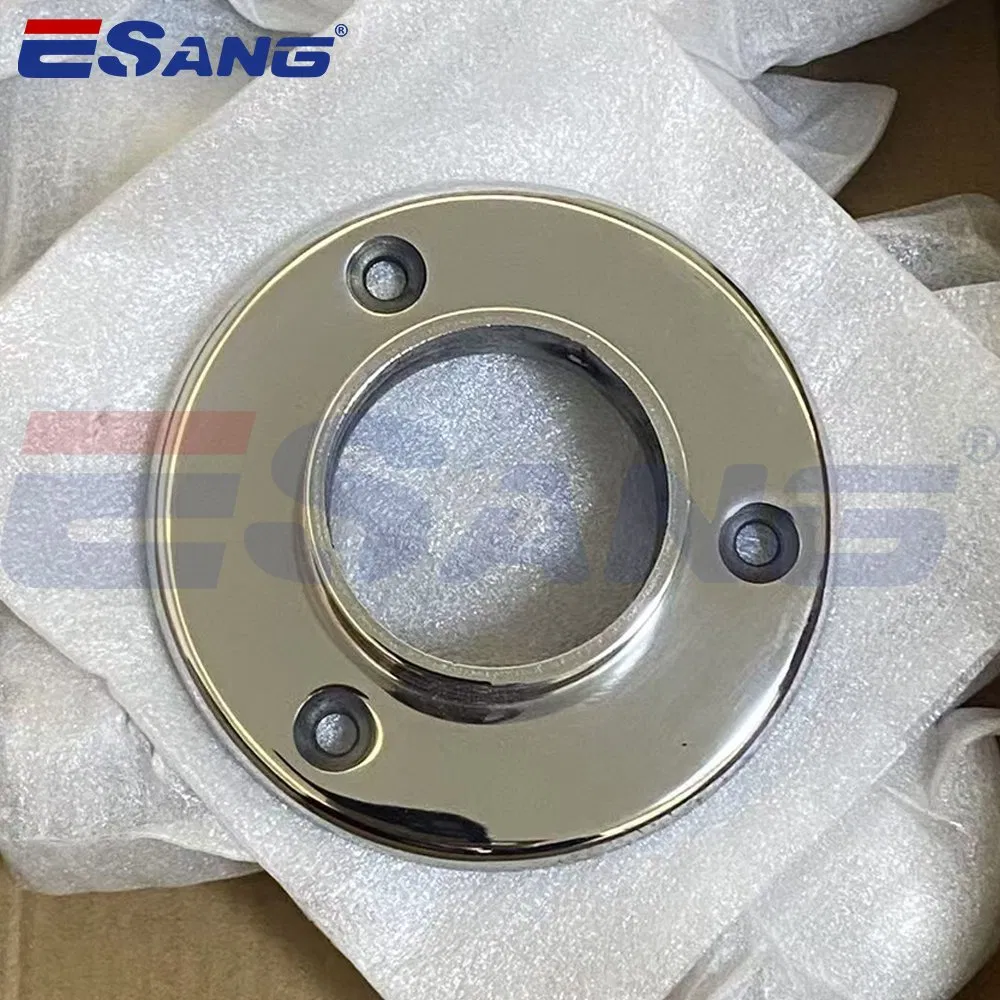 Esang 304 316 Stainless Steel Handrail Fittings 2 Inch Pipe Round Tube Railing Post Base Plate Wall Floor Flange