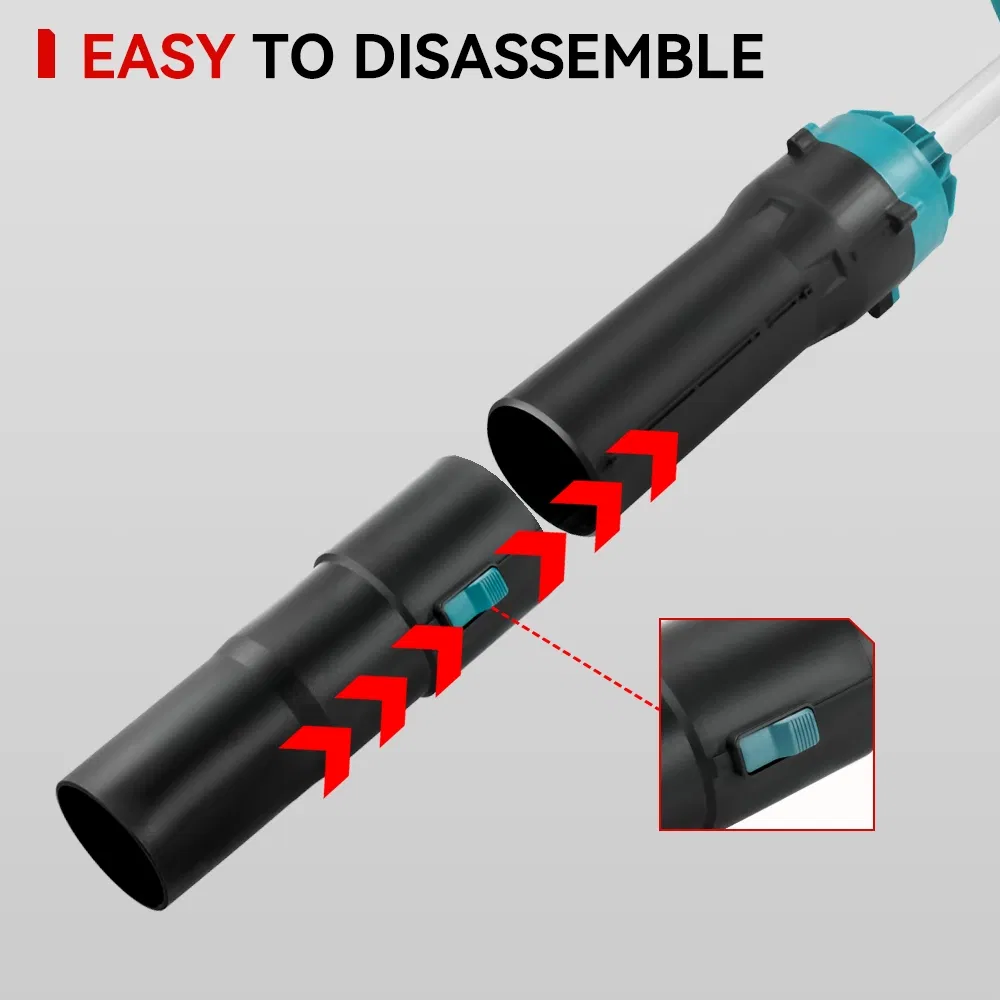 High-Power Cordless Leaf Blower with Turbo Fan Technology