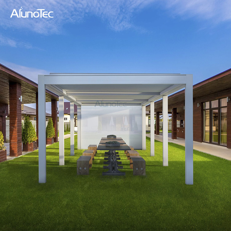 Direct Factory Remote Controlled Waterproof Pergola Covers for Outdoor