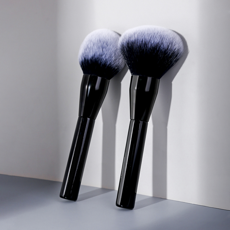 Large Loose Powder Black Makeup Brush for Daily Makeup