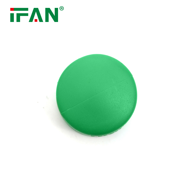 Ifan Plastic Pipe Plumbing Water Pipe Connector PPR Green End Cap Fittings