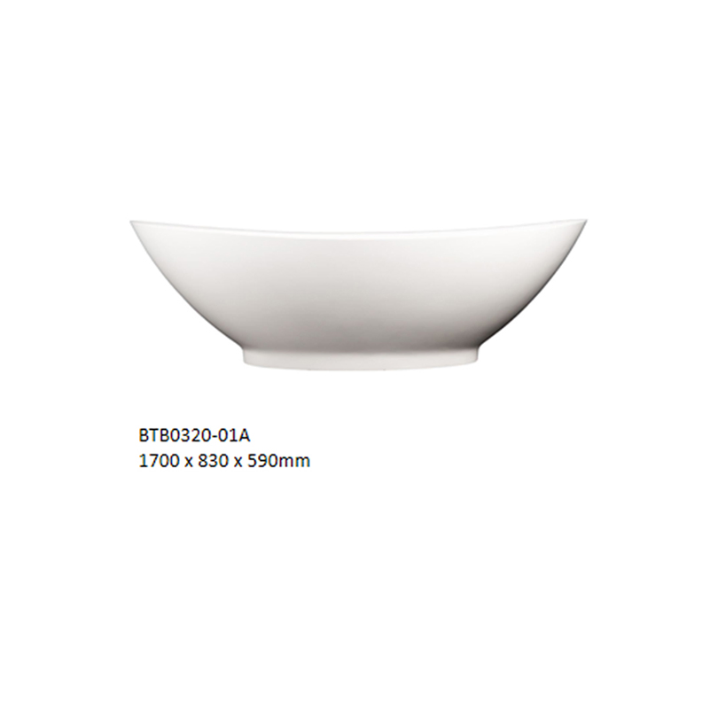 2022 Eco-Friendly Materials New Design Free Standing Bathtub SMC Bathtub