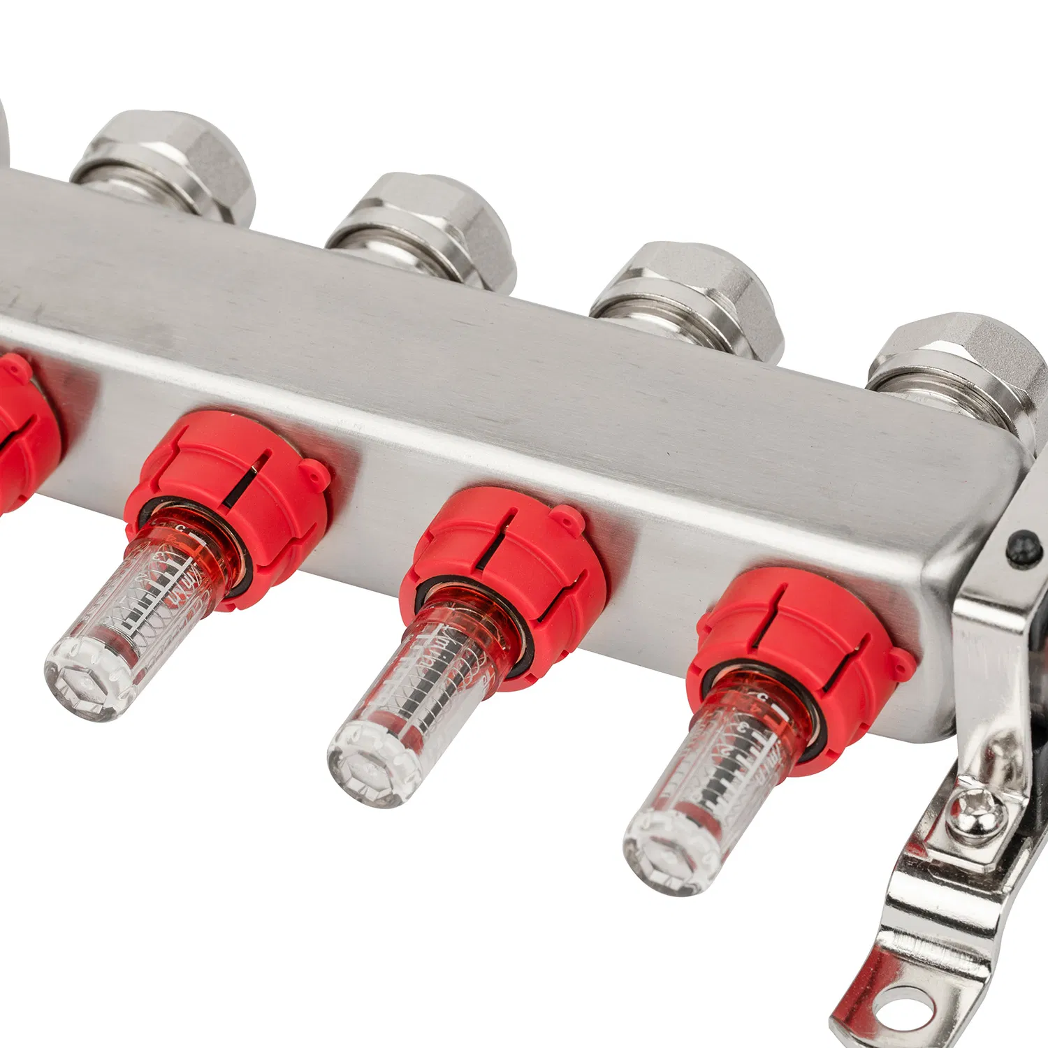 Factory Water Valved Stainless Steel Manifold Hosehold Radiant Floor Heating Manifold