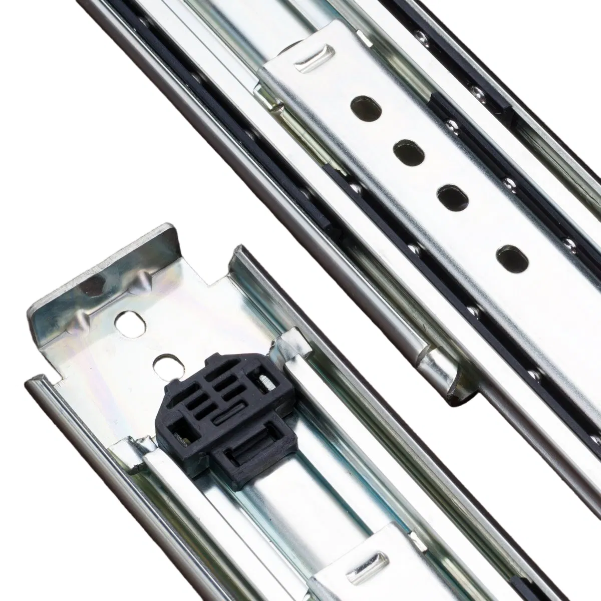 Furniture Hardware 76mm Heavy Duty Load Capacity 225kg Full Extension Ball Bearing Drawer Slides