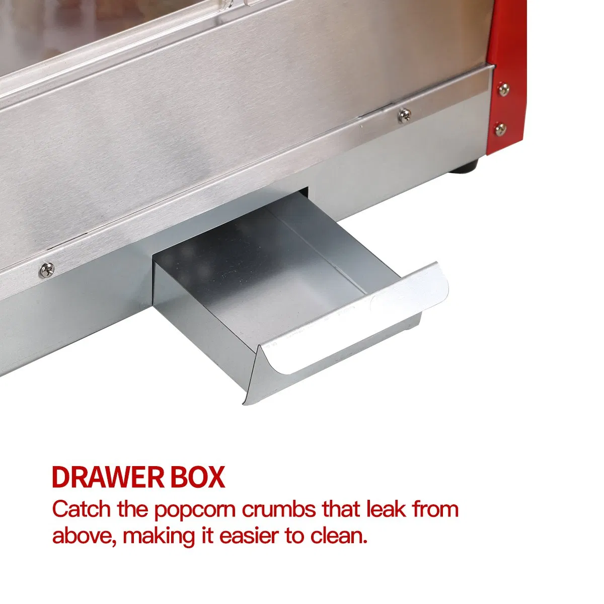 Red Roof, Customizable, Factory Direct Sale, Best-Selling Popcorn Machine.