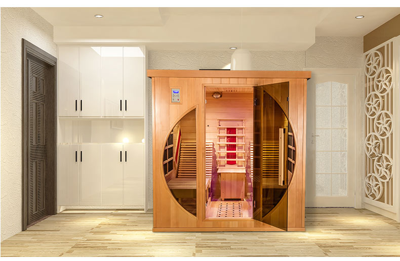 Инфракрасная сауна для дома на 2 персоны из дерева