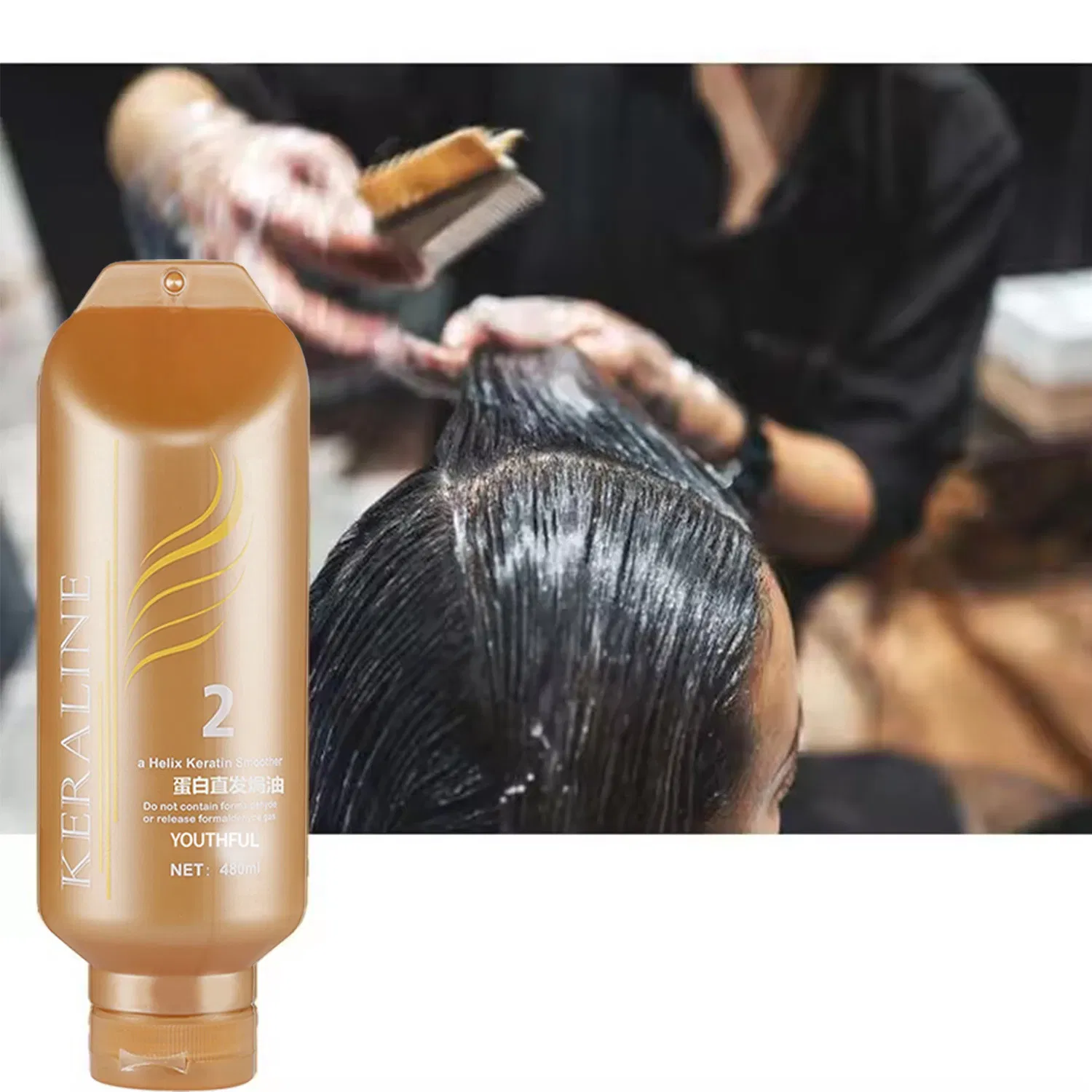 Collagen Protein Hair Treatment Hair Straightening Cream