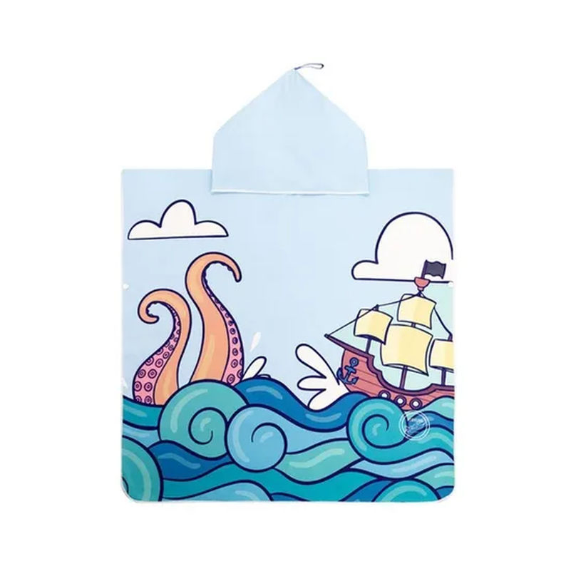 Toddlers Beach Bath Towel with Hood for Kids Boys Girls Super Soft Absorbent Cotton for Bath, Pool, Beach Swim Coverups Bathrobe Tg009_14