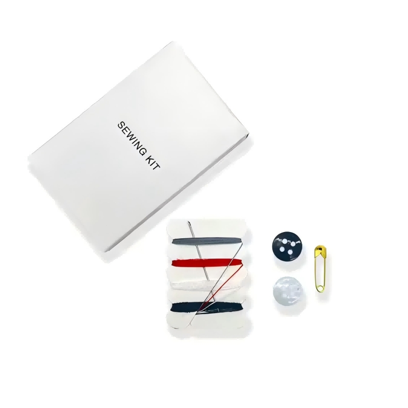 Hotel Supplies Custom Portable Travel 4 Colors Disposable Mini Sewing Kit