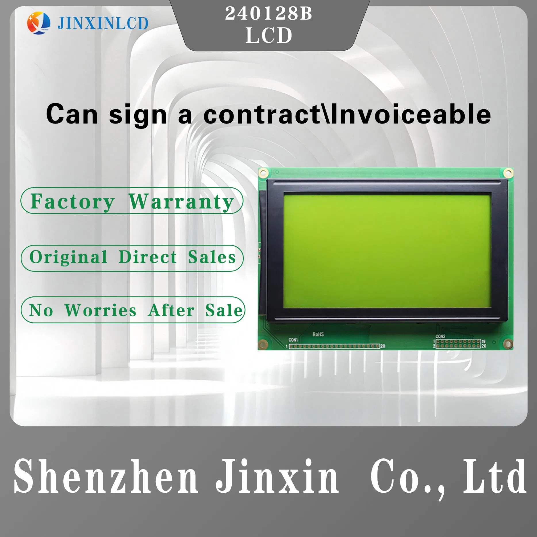 High-Resolution 240X128 Stn Cog Graphic LCD for Smart Home Systems