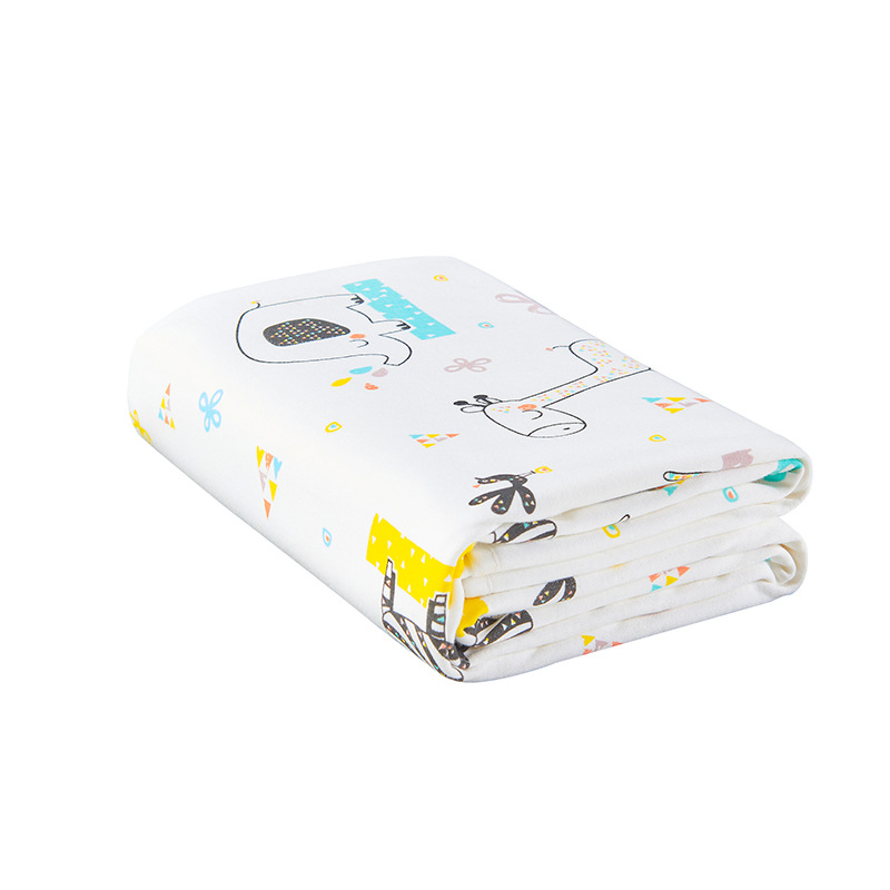 Wholesale Pad Printed Sheet Baby Bed Cover Fitted Crib Underpad