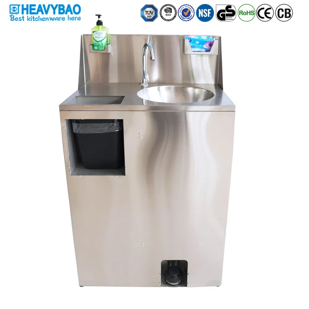 Heavybao New Item Stainless Steel Removable Wash Basin Metal Toilet Sink