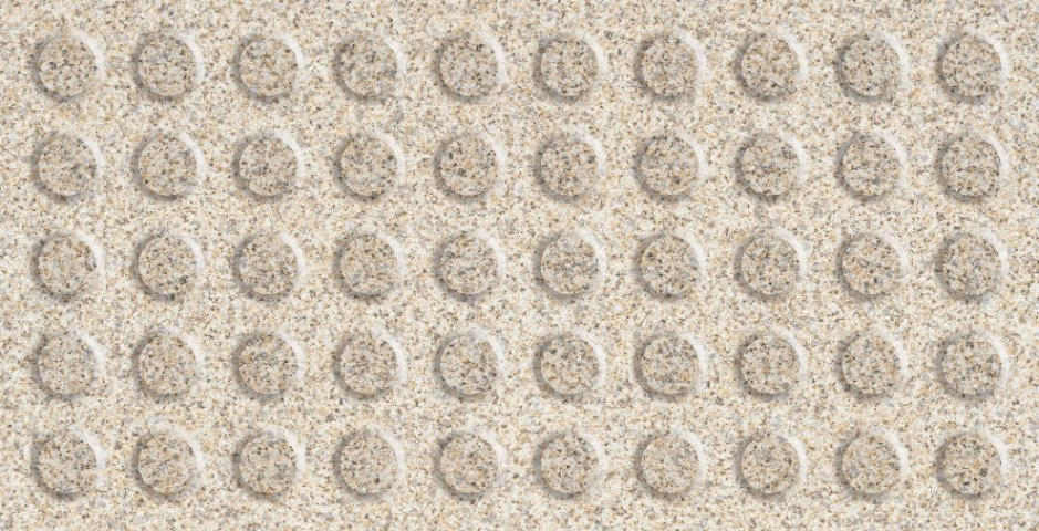 Full Body Blind Tiles 20mm Thickness Ceramic Guide Brick for Sidewalk Outside Floor Porcelain Tactile