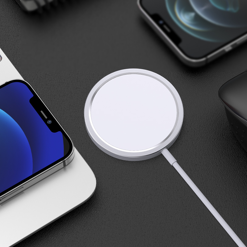 Factroy Price 15W Wireless Fast Charging for iPhone 15 13 12 PRO Max Magnetic Wireless Magsafe Charger for Samsung S23