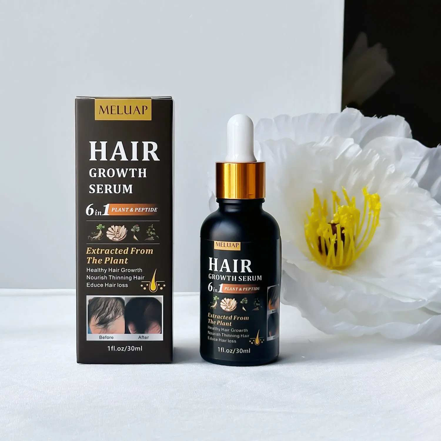 Private Label Anti-Loss Biotin Hair Growth Oil for Women and Men Hair Growth Serum