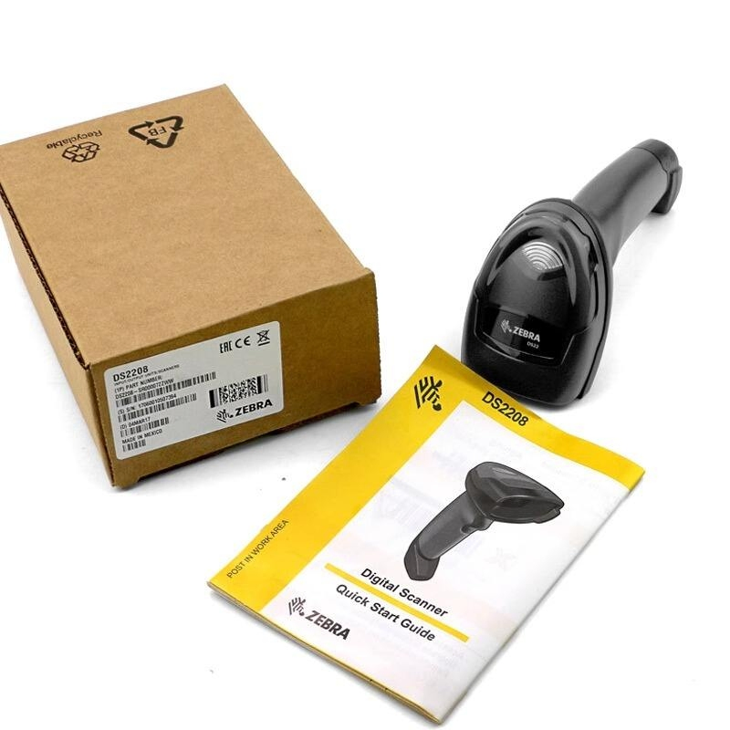 Durable Compatible Handheld Barcode Scanner Reader Ds2208 2D USB 5FT Drop